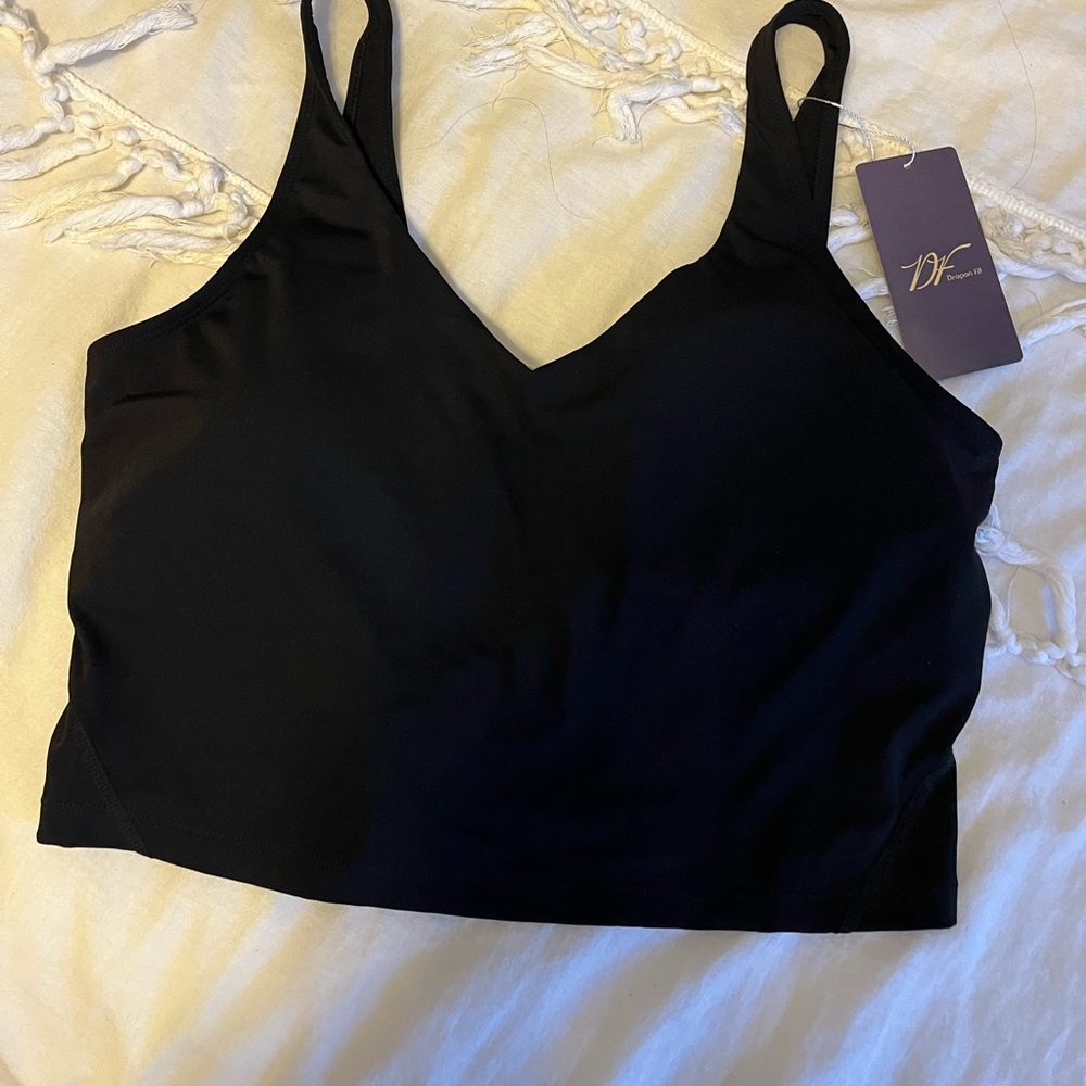 LONGLINE PADDED SPORTS BRA - Picture 5 of 8